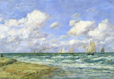 Marine Scene by Eugene Louis Boudin